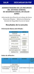 Sisben y EPS screenshot 5