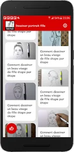 Dessiner portrait fille screenshot 3