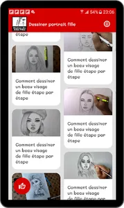 Dessiner portrait fille screenshot 4