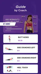 30 Days Six Pack Abs Home Work screenshot 3