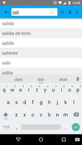 Spanish Synonyms Offline screenshot 1