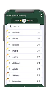 Italian - Spanish dictionary screenshot 1