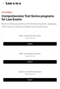 Law Test Series screenshot 0