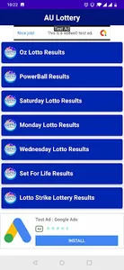 Lotto Australia screenshot 1