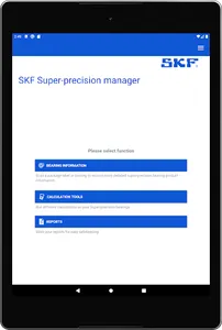 SKF Super-precision manager screenshot 10