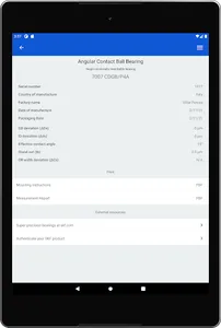 SKF Super-precision manager screenshot 12
