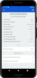 SKF Super-precision manager screenshot 3