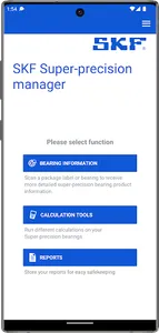 SKF Super-precision manager screenshot 5
