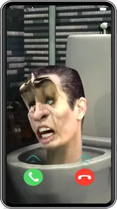 Skibidi toilet fake video call screenshot 2