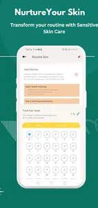 Sensitive skin : Tracker screenshot 1