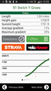 Cycling Climbs of Wales screenshot 3