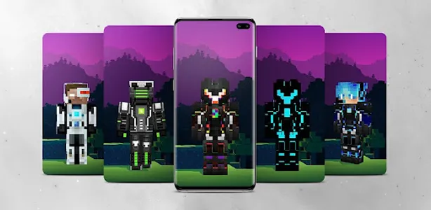 Techno Skin for Minecraft screenshot 12