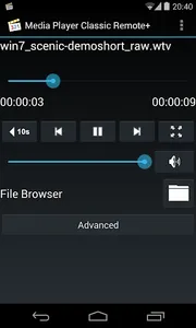 Media Player Classic Remote+ screenshot 0