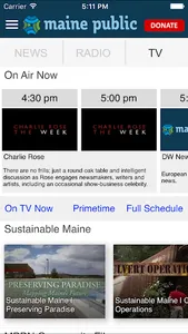 Maine Public Broadcasting App screenshot 1
