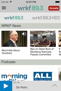 WRKF Public Radio App screenshot 1