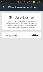 Chestionare Auto - Lite screenshot 1