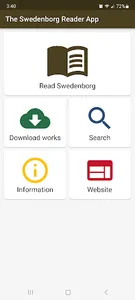 Swedenborg Reader screenshot 0