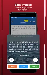 Albanian English Bible screenshot 2