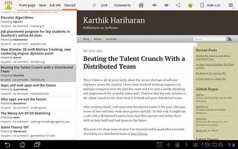HNews HD+ for tablets screenshot 2