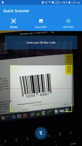 QR Code Scanner screenshot 1