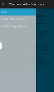 Yale Food Addiction Scale screenshot 1
