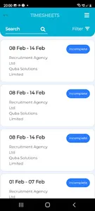 Slingshot Education ETimesheet screenshot 1