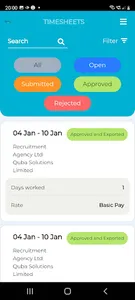 Slingshot Education ETimesheet screenshot 2