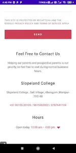 SLOPELAND COLLEGE screenshot 2