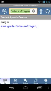 Spanish German Translator Dict screenshot 2