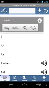 Spanish German Translator Dict screenshot 5
