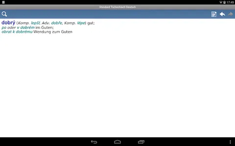 Czech - German Translator Dict screenshot 6