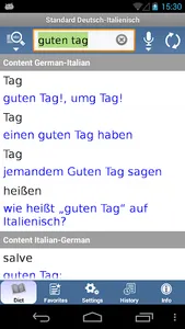 Italian - German Translator Di screenshot 2