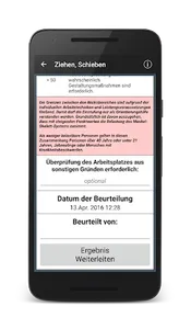 Gefährdungsbeurteilung mit der screenshot 3