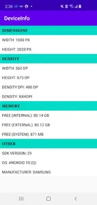 DeviceInfo screenshot 0