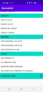 DeviceInfo screenshot 1