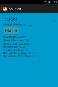 Spacing  Calculator screenshot 2