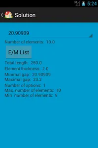 Spacing  Calculator screenshot 9