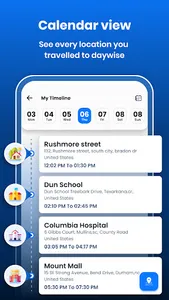 My Location Timeline on Map screenshot 13