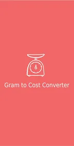 Gram to Cost Converter screenshot 0