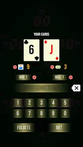 In Between Card Game screenshot 1