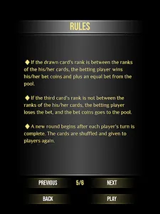 In Between Card Game screenshot 14