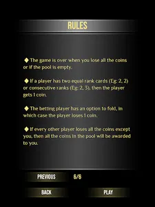 In Between Card Game screenshot 15