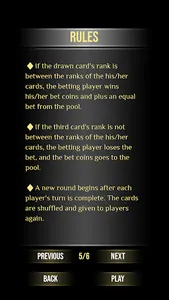 In Between Card Game screenshot 6