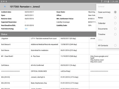SmartAdvocate Client screenshot 3