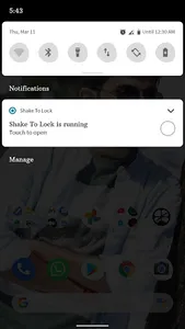 Shake To Lock and Unlock screenshot 2