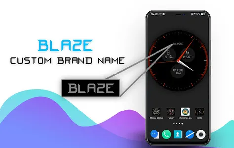 Blaze Clock Live Wallpaper screenshot 11