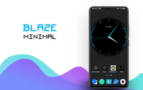 Blaze Clock Live Wallpaper screenshot 6