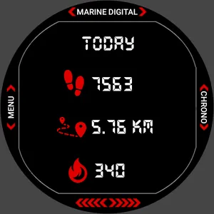 Marine Digital 2 Watch Face screenshot 16