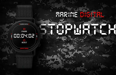 Marine Digital 2 Watch Face screenshot 6