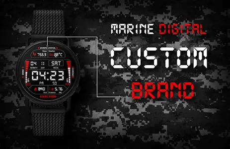 Marine Digital 2 Watch Face screenshot 7